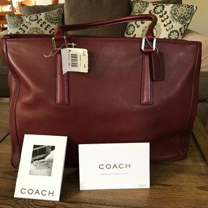 Vintage Coach XL business tote